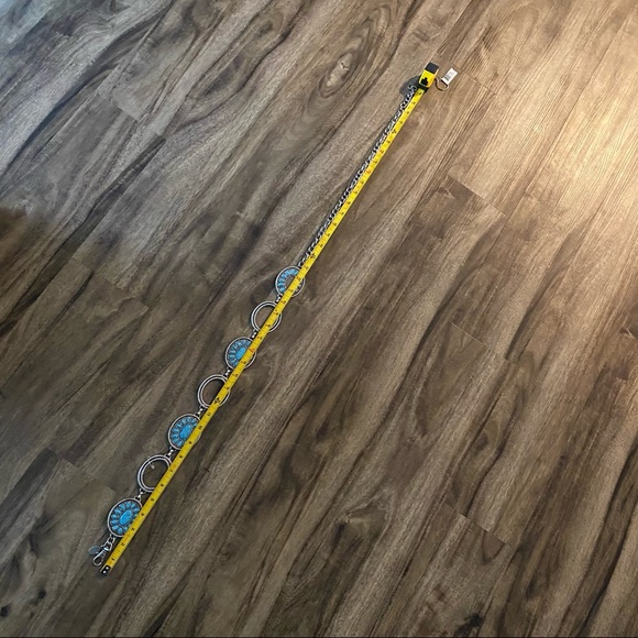 Turquoise and silver tone Chico’s belt - Picture 10 of 11